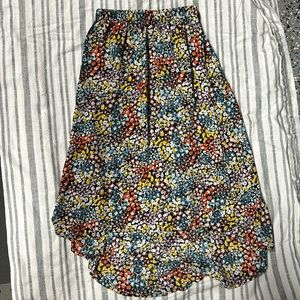 Kids floral skirt, size small